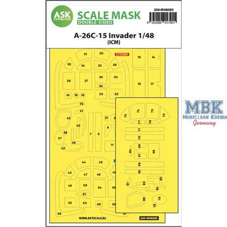 A-26C-15 Invader double-sided mask self-adhesive