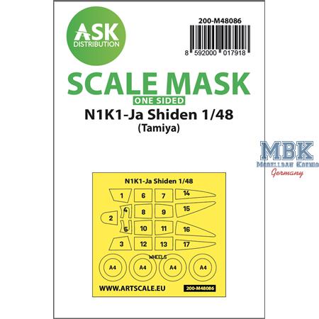 N1K1-Ja Shiden one-sided mask self-adhesive