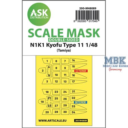 N1K1 Kyofu Type 11 double-sided mask self-adhesive