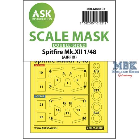 Spitfire Mk.XII double-sided mask self-adhesive