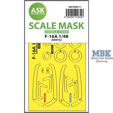 F-16A double-sided express mask, self-adhesive