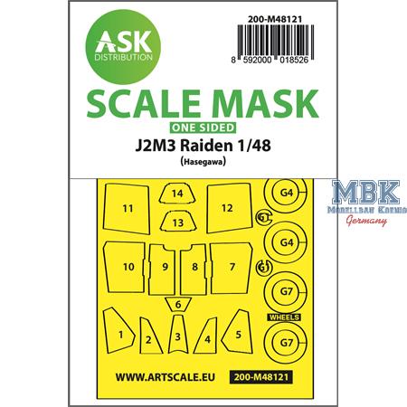 J2M3 Raiden one-sided express mask, self-adhesive