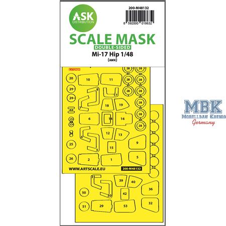 Mil Mi-17Hip double-sided express mask for AMK
