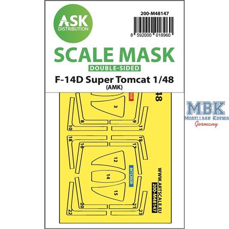F-14D Super Tomcat double-sided express fit mask
