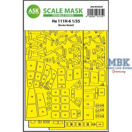 Heinkel He 111 double-sided painting mask (Border)