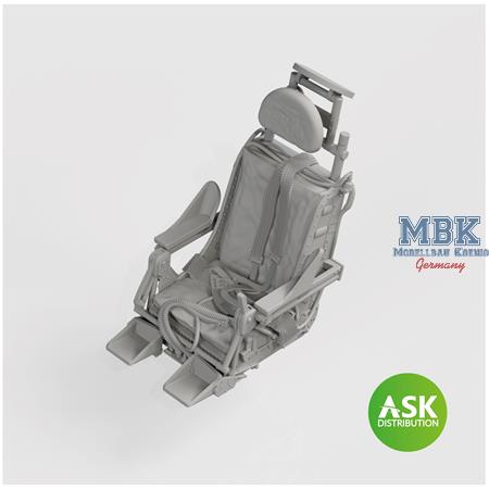 F-84F Thunderstreak ejection seat with seat belt