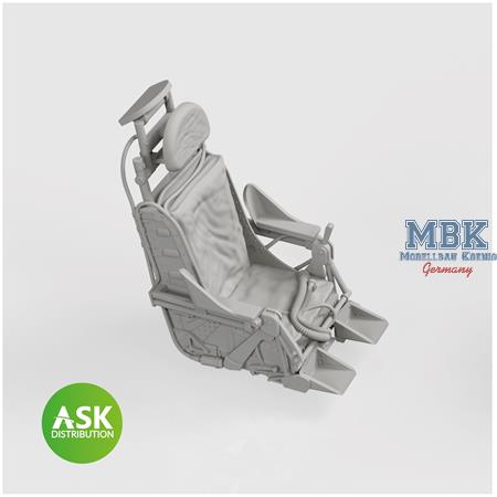 F-84F Thunderstreak ejection seat w/o seat belts