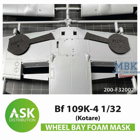 Bf 109K-4 Wheel bays - FOAM mask KOTARE
