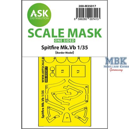 Spitfire Mk.Vb one-sided painting mask for Border