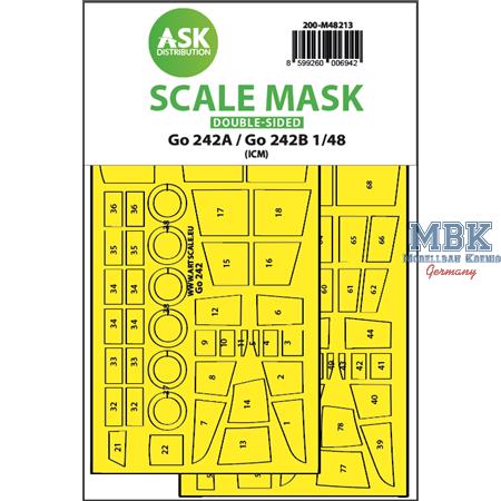 Gotha Go 242A/Go 242B double-sided expr. fit mask