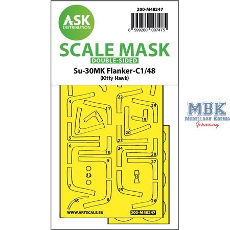 Su-30MK Flanker-C double-sided express fit mask