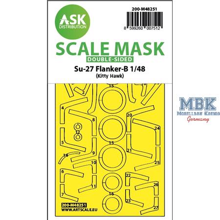 Su-27 Flanker-B double-sided express fit mask