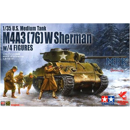 Sherman M4A1  (76) mm W w/ Figures   LIMITIERT