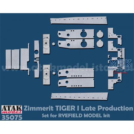 Zimmerit Tiger I late Production RFM