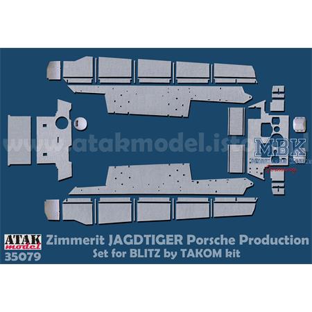 Zimmerit Jagdtiger Porsche (Blitz by Takom)