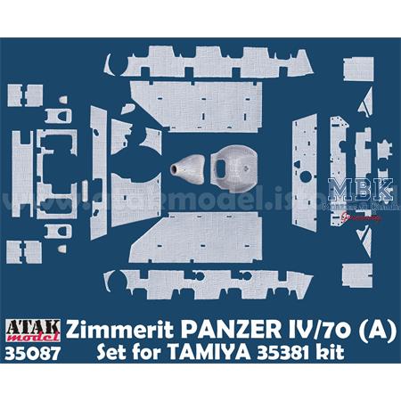 Zimmerit Panzer IV/70 (A) - Tamiya