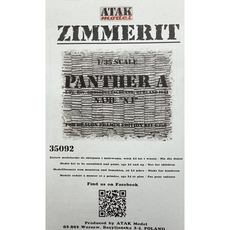 Zimmerit f. Panther A late MAN I./ PzRgt GD (DRA)