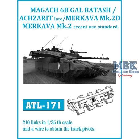 Gal Batash, Achzarit late, Merkava Mk.2D tracks