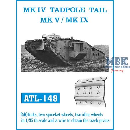 MK IV Tadpole Tail, MKV, MK IX tracks