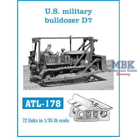 U.S. Army Bulldozer D7 tracks
