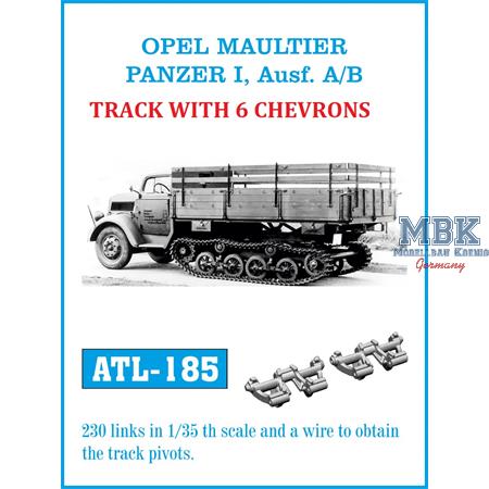 Opel Maultier, Panzer I Ausf. A/B tracks