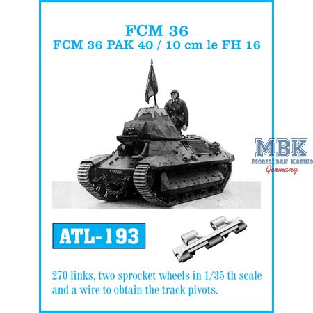 FCM 36 / FCM 36 PAK 40 / 10 cm le FH 16 tracks