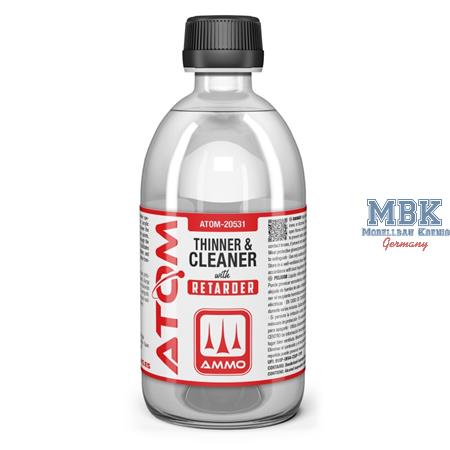 ATOM Thinner and Cleaner with Retarder 500 mL
