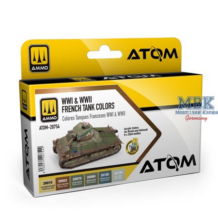 ATOM WWI & WWII French Tank Colors