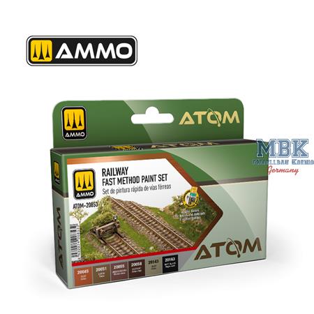 ATOM Railway Fast Method paint Set