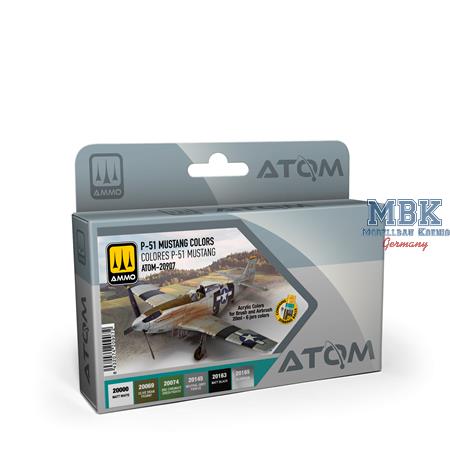 ATOM P-51 MUSTANG colors Set