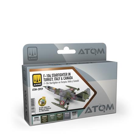 ATOM F-104 Starfighter Turkey, Italy & Canada Set