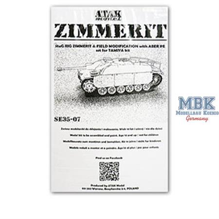 StuG Ausf.G Zimmerit & Filed Modification+ Aber PE