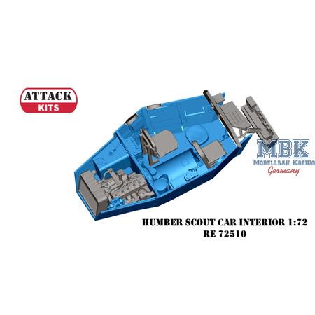 Humber SC full interior and engine 3D  1/72