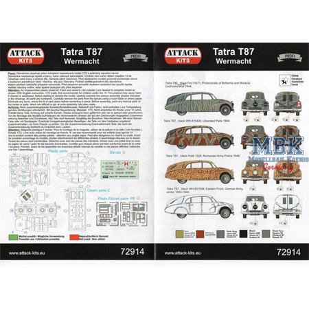 Tatra 87  Wehrmacht Version  1/72
