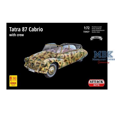 Tatra 87 Cabrio with Crew  - Profi Edition -  1/72