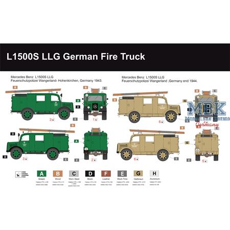 Mercedes-Benz L1500S LLG German Fire Truck