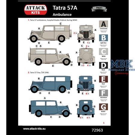 Tatra 57 Ambulance  Profi Version  1:72