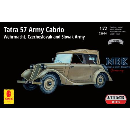Tatra 57 Army Cabrio Wehrmacht, CZ & SK Profi