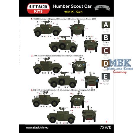 Humber Scout Car with K gun - Profi