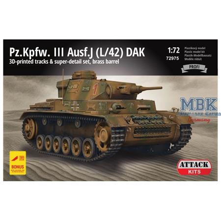 Pz.Kpfw. III Ausf. J  L/42 DAK super set - Profi