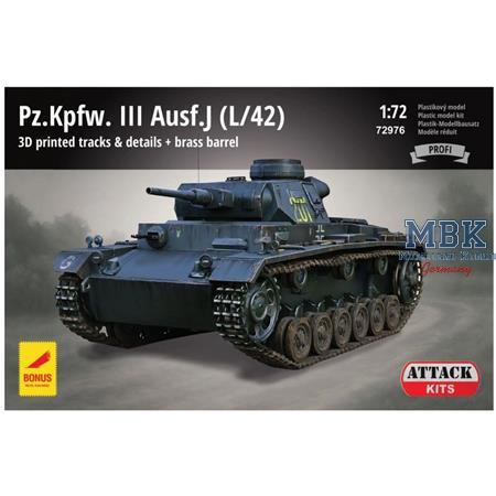 Pz.Kpfw. III Ausf. J  L/42 w/ 3D track set - Profi