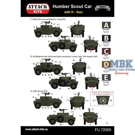 Humber Scout Car with K-Gun + Bonus Parts