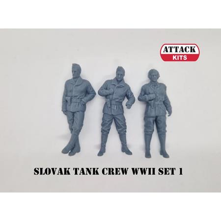 Slovak tank crew WWII - Slowakische Panzerbesatzun