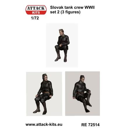 Slovak tank crew WWII Set 2 Slowakische Panzer