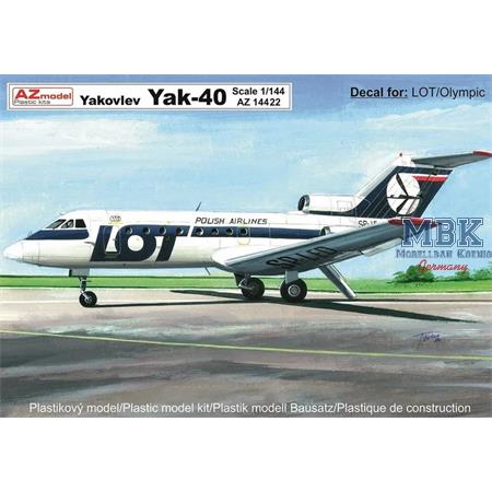 Yakovlev Yak-40 LOT/ Olympic