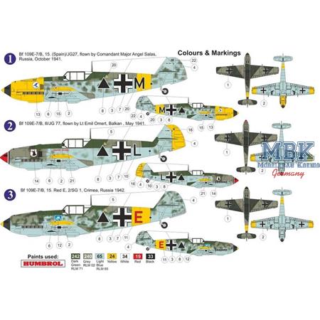 Messerschmitt Bf 109E-7 „Schlacht Emils“