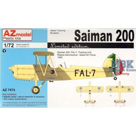 Saiman 200, Italian AF, USAAF