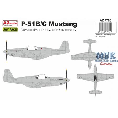 North American P-51B/C Mustang "Joy Pack" (3 Kits)