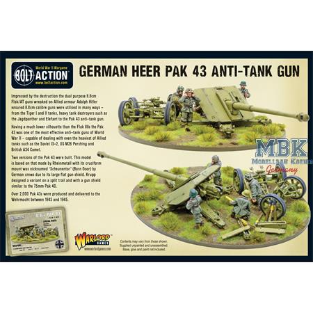 Bolt Action: Heer Pak 43 anti-tank gun