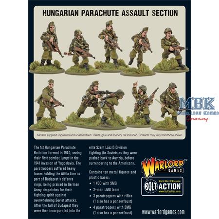 Bolt Action: Hungarian Parachute Assault section